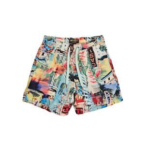 Surf Society Swimwear Las Vegas Casino Microfiber Swim Trunks Men Size 30 Medium